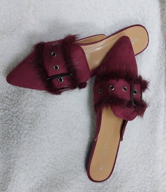 Ladies push ins with microfiber Slippers Poshy's closet