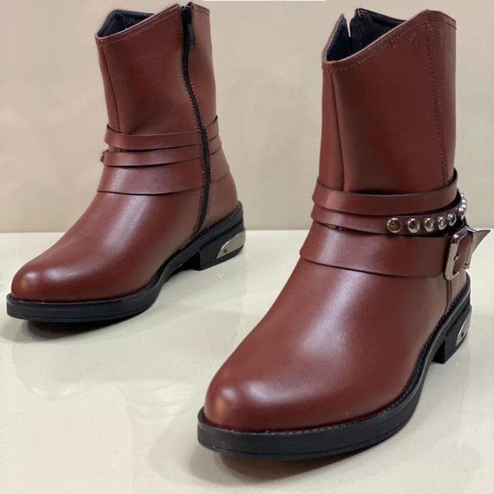 Ladies brown ankle boots Boots Poshy's closet