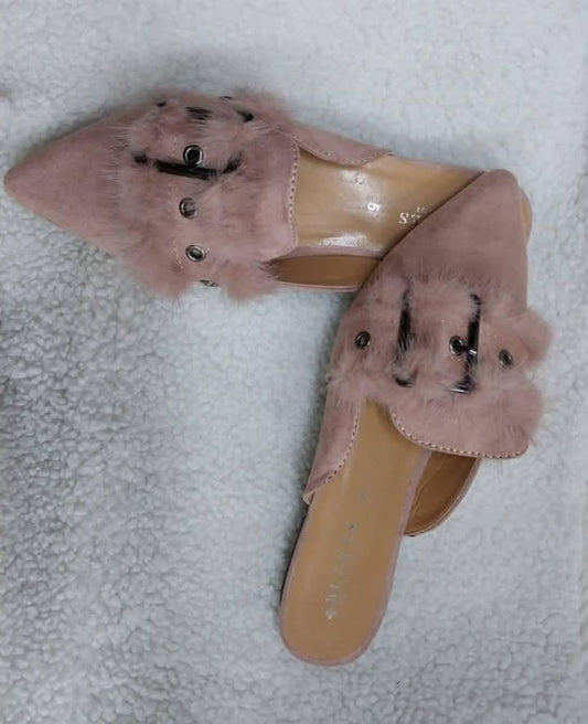 Ladies push ins with microfiber Slippers Poshy's closet