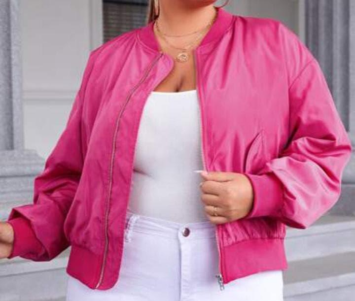 Woman's Vintage bomber Zipper jacket Jackets Poshy's closet