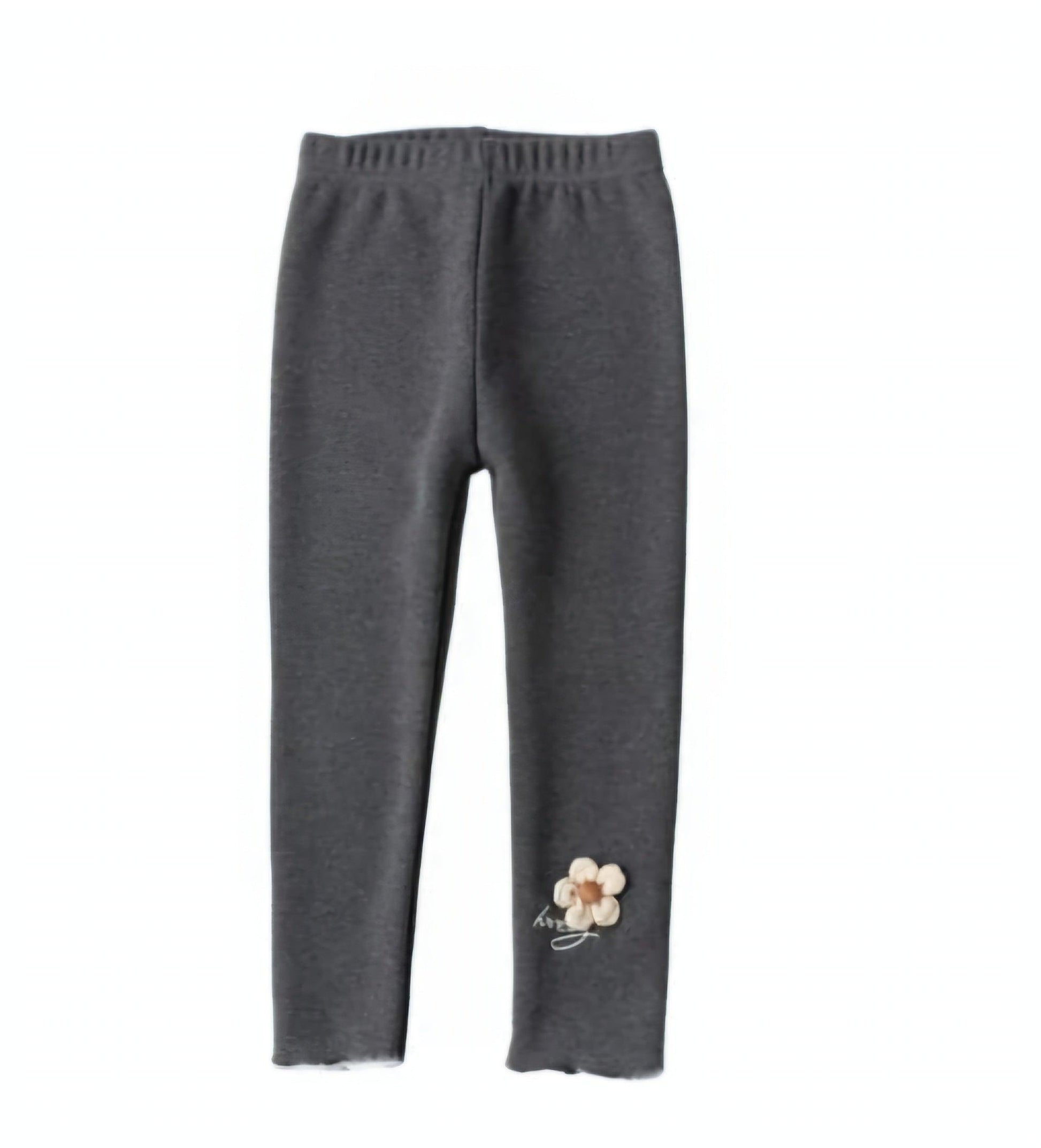 Girls Plush Lined Thickened Leggings Leggings Poshy's closet