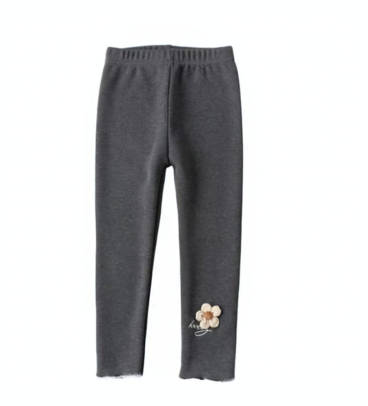 Girls Plush Lined Thickened Leggings Leggings Poshy's closet