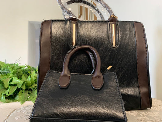 Elegant Handbag With Vintage Leather-Bundle Handbags Poshy's closet